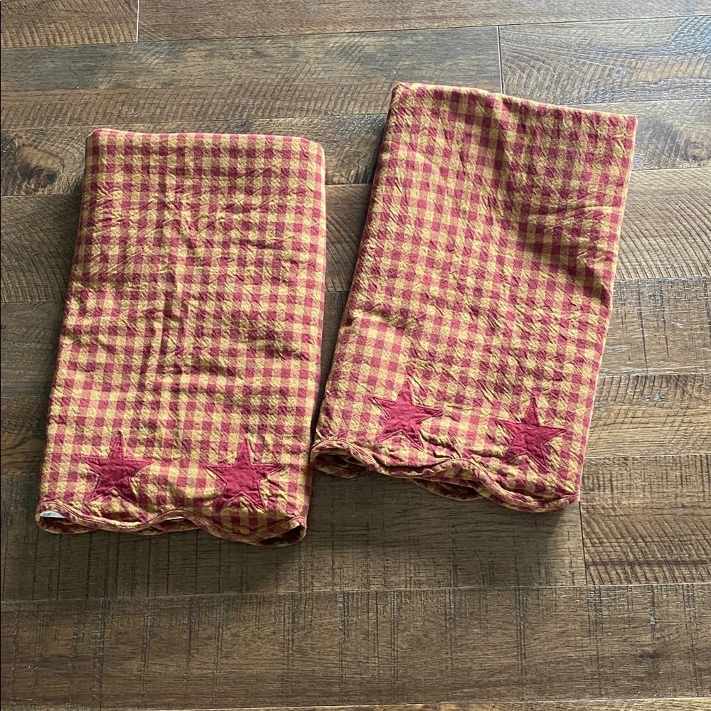VHC Brand Primitive Star Curtains